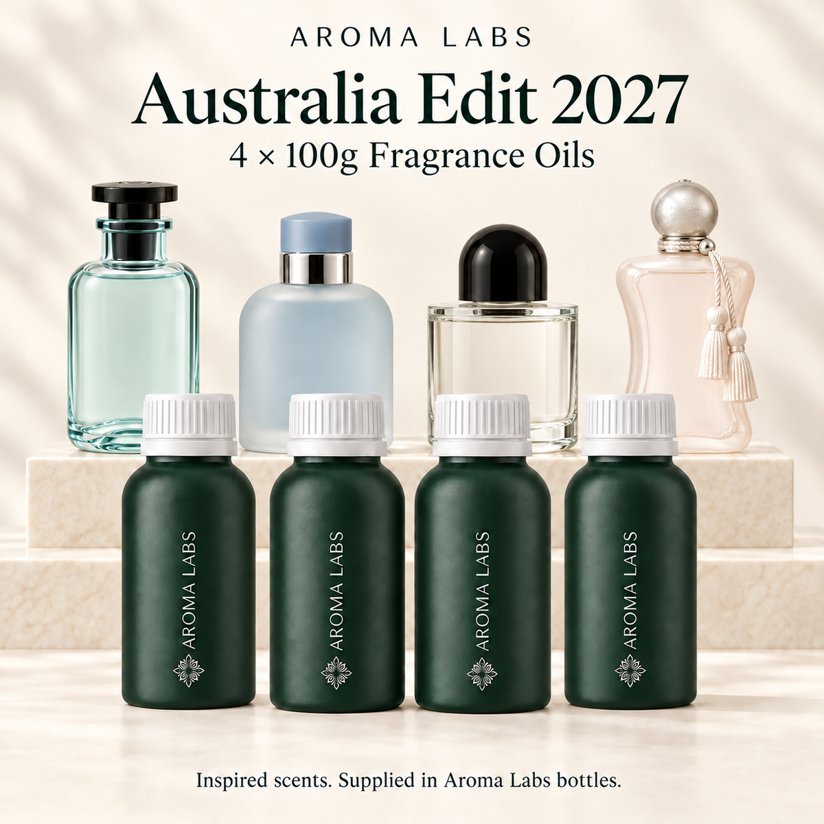 Australia Edit 2027 — hero, Aroma Labs 100g fragrance oils