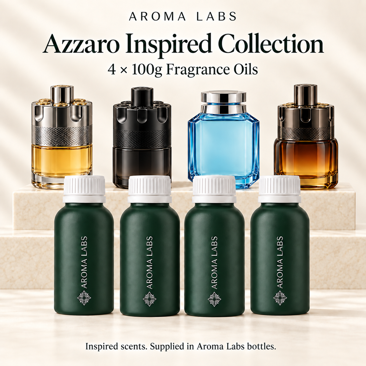 Azzaro Inspired Collection — hero, Aroma Labs 100g fragrance oils