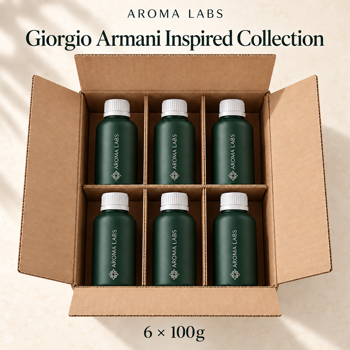 Giorgio Armani Inspired Collection — shipping, Aroma Labs 100g fragrance oils