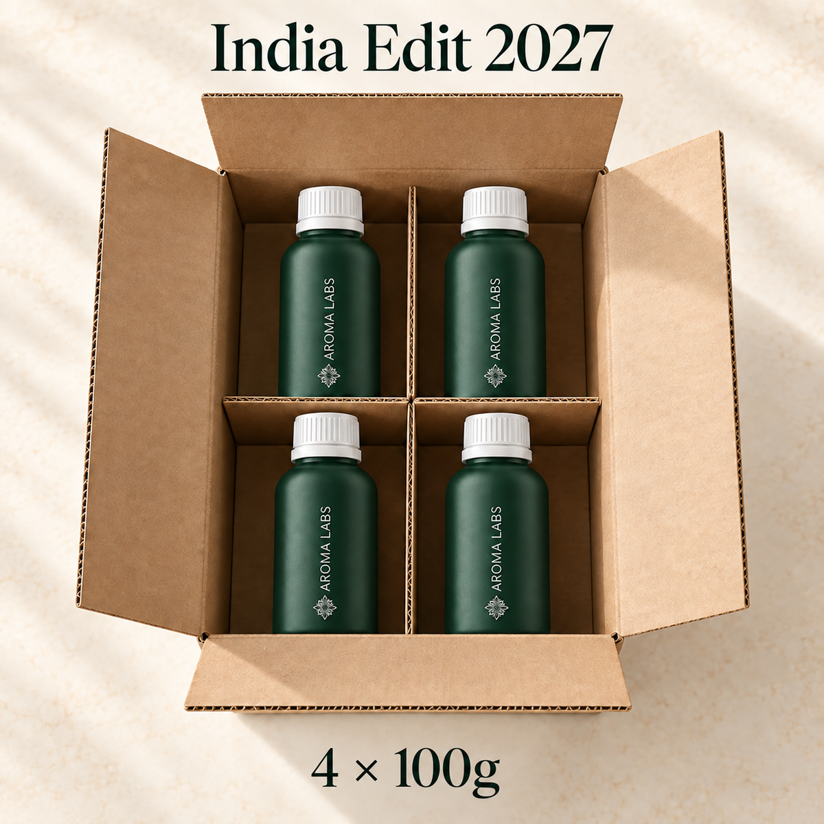 India Edit 2027 — shipping, Aroma Labs 100g fragrance oils