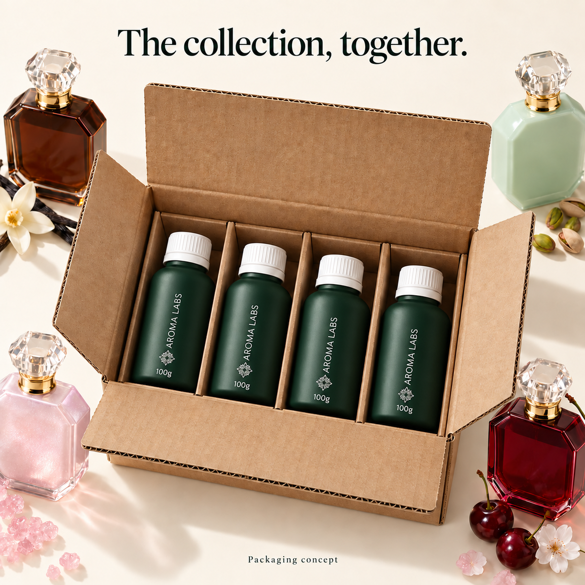 Kayali Inspired Collection — shipping, Aroma Labs 100g fragrance oils