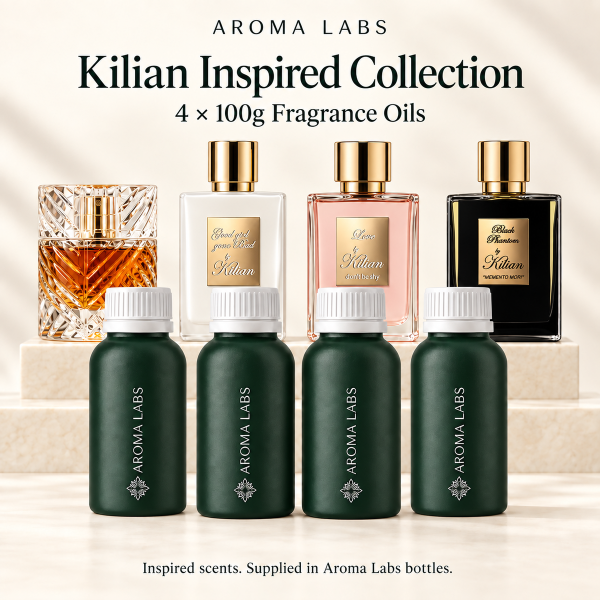 Kilian Inspired Collection — hero, Aroma Labs 100g fragrance oils