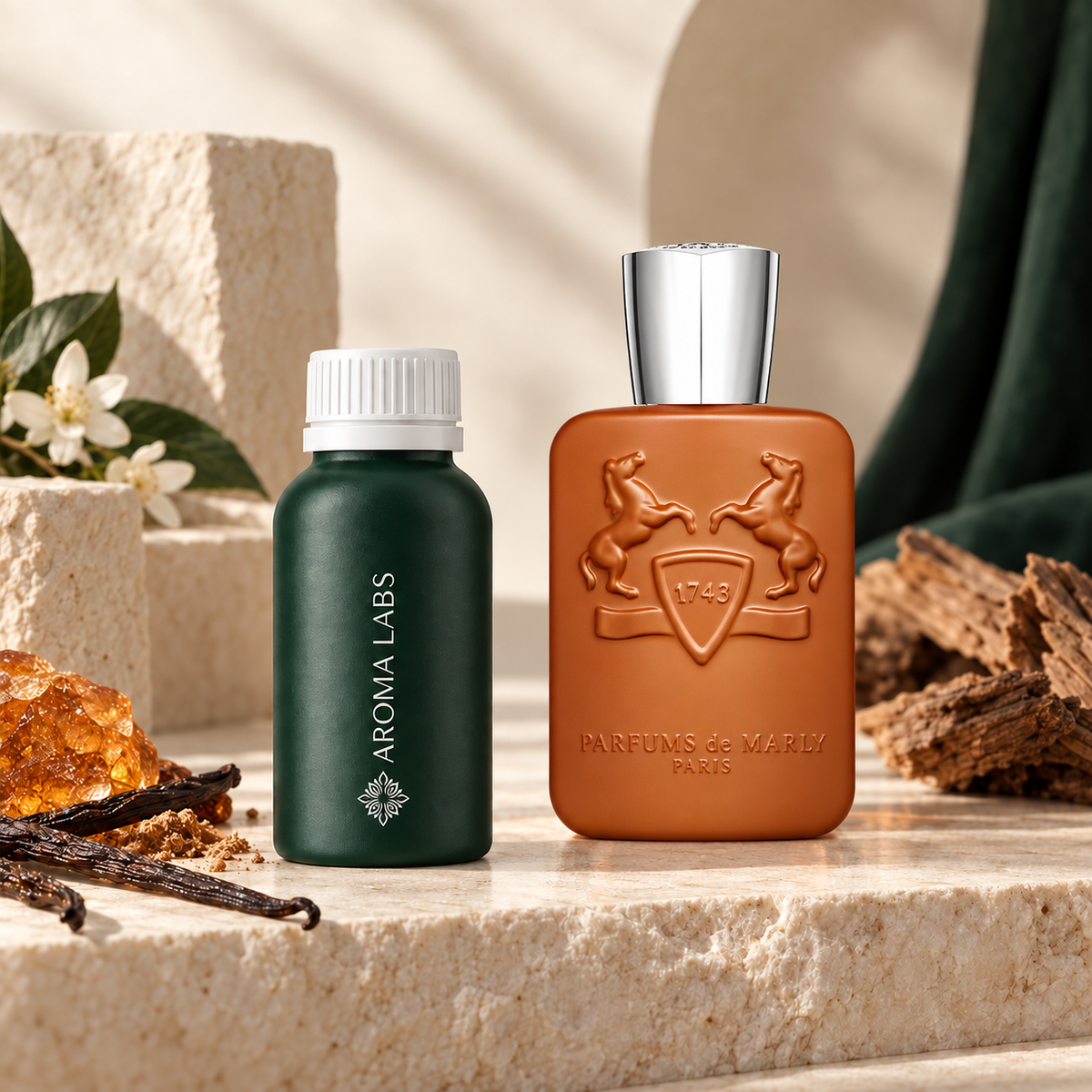 Parfums de Marly inspired collection sensory; Aroma Labs fragrance oils