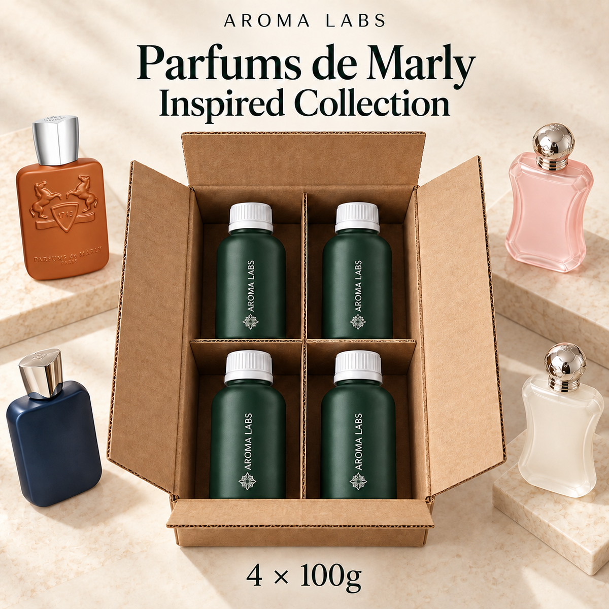 Parfums de Marly inspired collection shipping; Aroma Labs fragrance oils