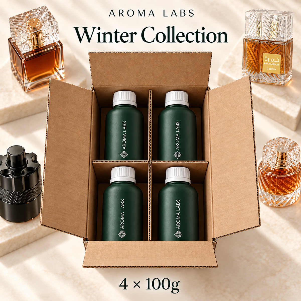 Winter Collection — shipping, Aroma Labs 100g fragrance oils
