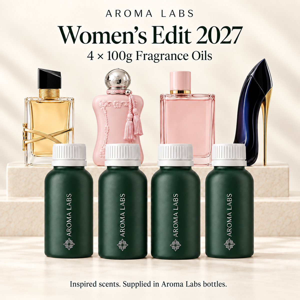 Women’s Edit 2027 — hero, Aroma Labs 100g fragrance oils